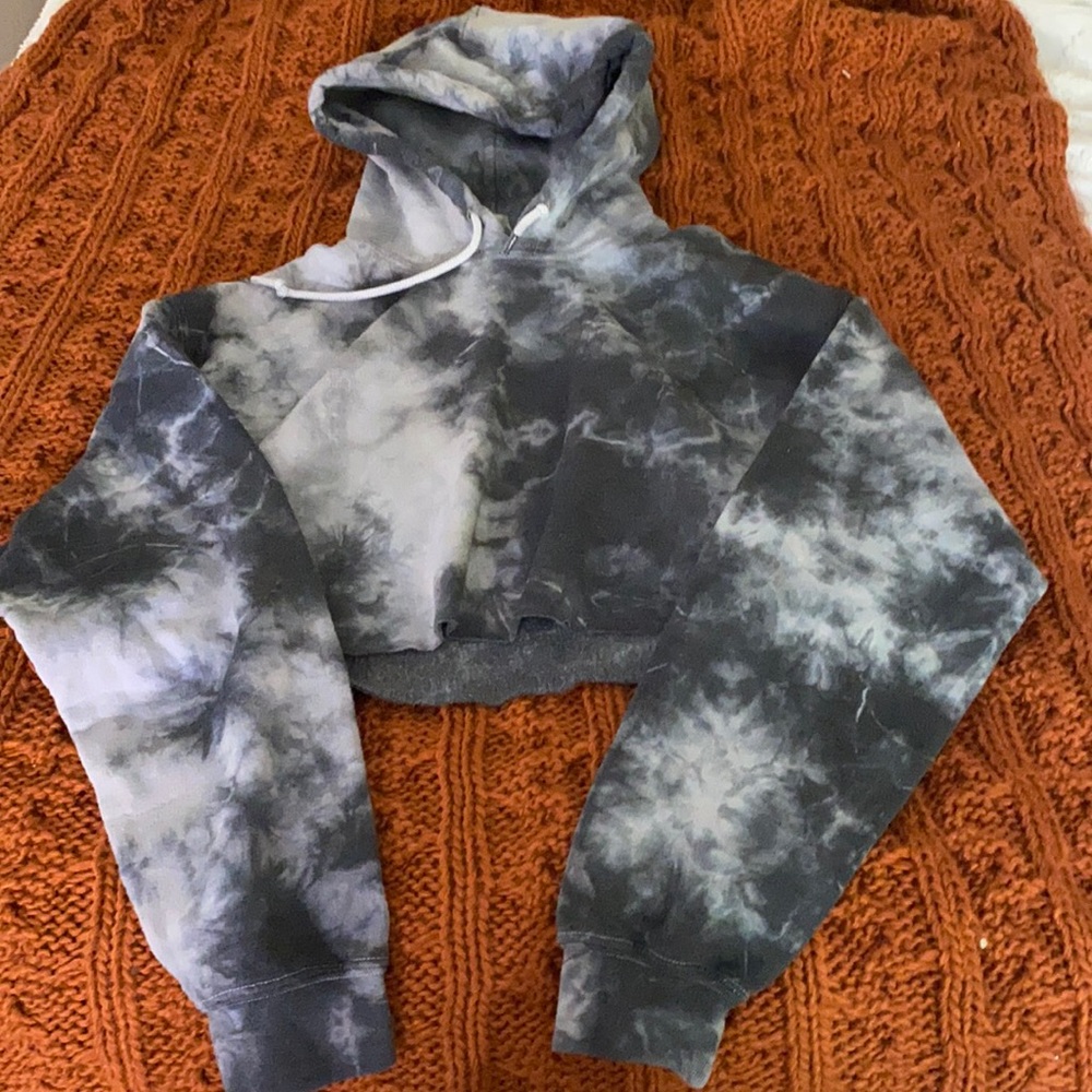 3 for $23 Tie dye cropped hoodie